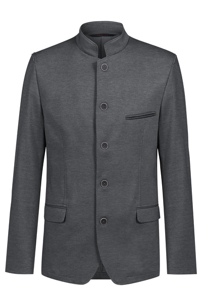 Greiff Landhaus 11000 Herren-Jerseysakko, Regular Fit, blau