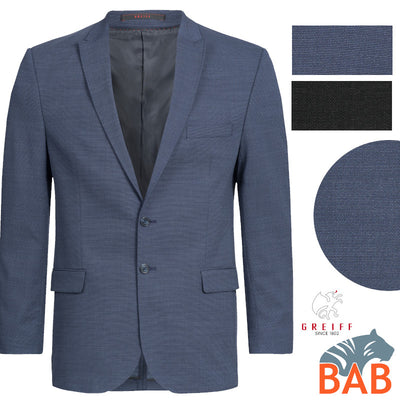 Greiff  MODERN 1125 Herren Sakko Regular Fit, pinpoint