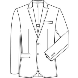 Greiff MODERN 1127 Herren Sakko, Slim Fit, Pinpoint
