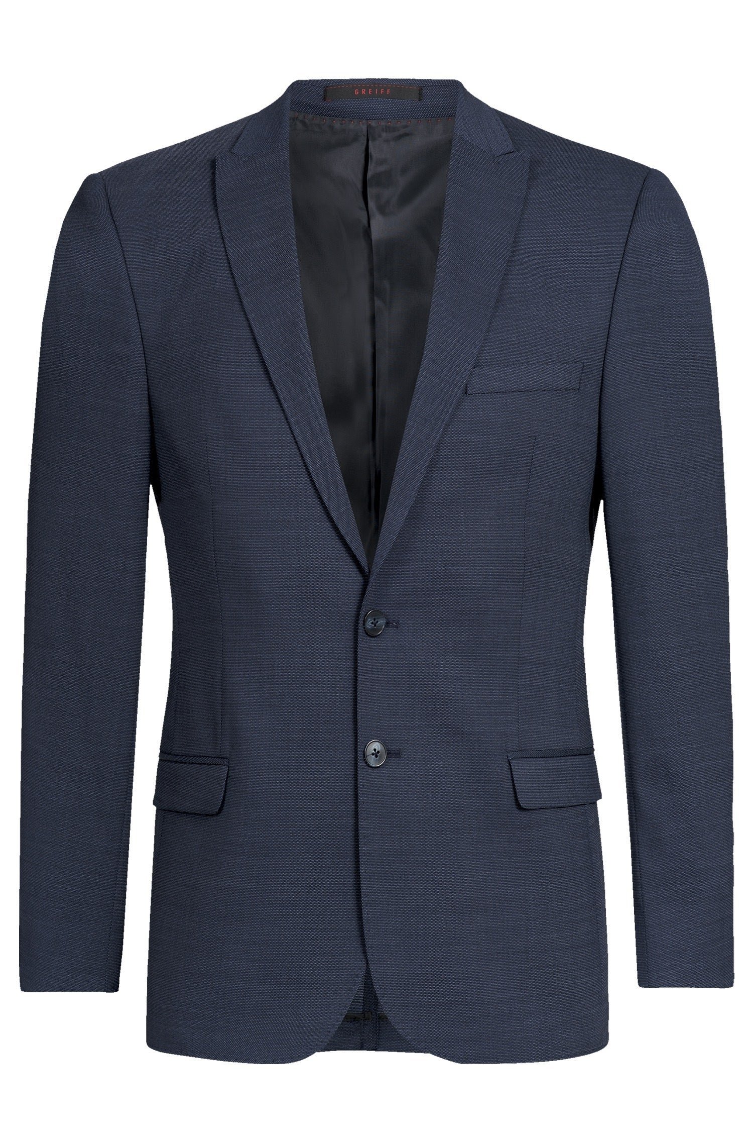 Greiff MODERN 1127 Herren Sakko, Slim Fit, Pinpoint