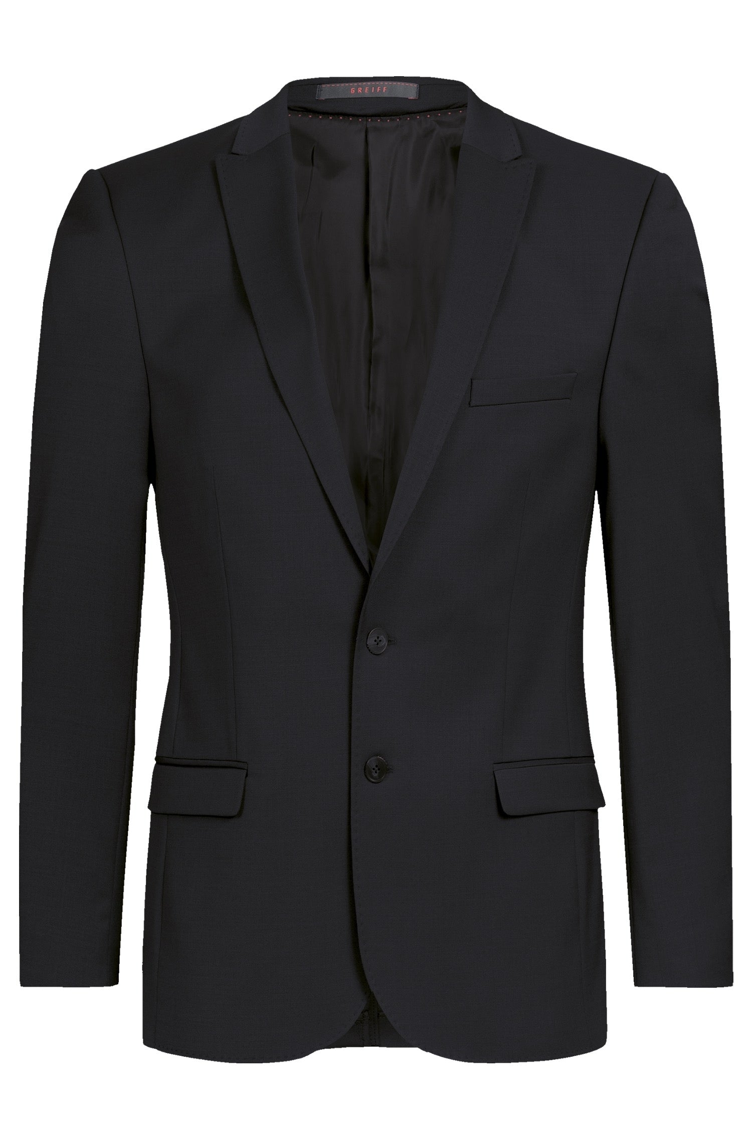 Greiff MODERN 1127 Herren Sakko, Slim Fit, schwarz, hellgrau, dunkelblau