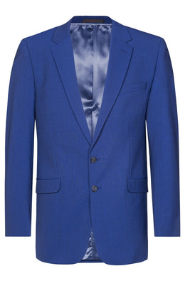 Greiff Premium 1142 Herren Sakko, Regular Fit, italian blue