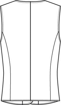 Greiff Basic 1249 Damen-Weste Comfort Fit