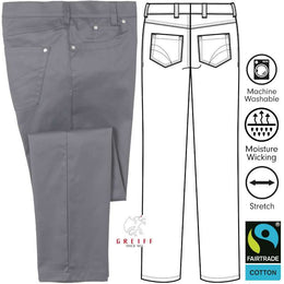 Greiff Care 1318 Herrenhose Five-Pocket Form, Regular Fit