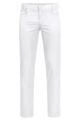Greiff Care 1318 Herrenhose Five-Pocket Form, Regular Fit, weiss