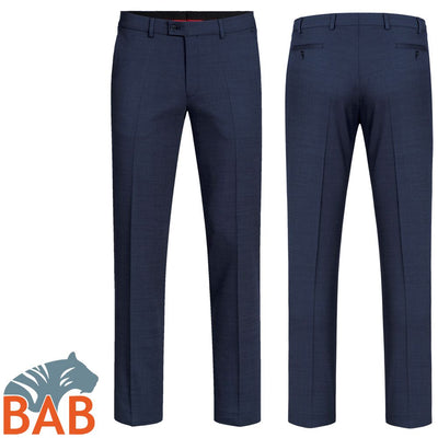 Greiff Modern 1326 Herren-Hose Regular Fit Stretch pinpoint