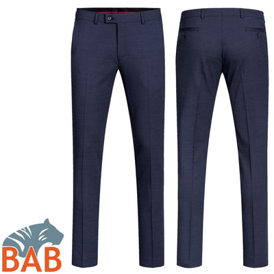 Greiff Modern 1327 Herren-Hose Regular Fit Stretch pinpoint