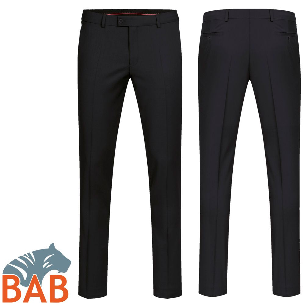 Greiff Modern 1327 Herren-Hose Regular Fit Stretch schwarz, hellgrau, dunkelblau