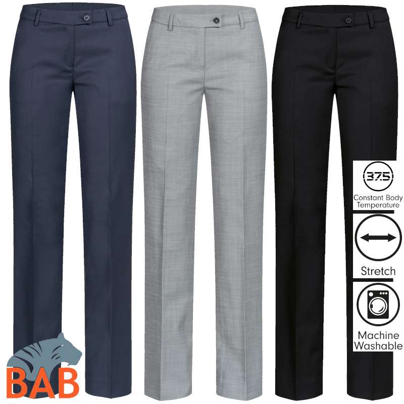 Greiff MODERN 1356 Damenhose Refular Fit,  schwarz, hellgrau, dunkelblau