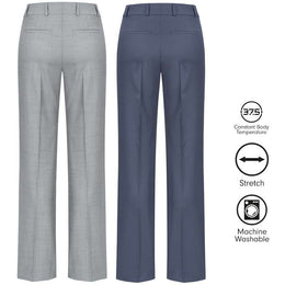 Greiff MODERN 1357 Damenhose Regular Fit schwarz, dunkelblau. hellgrau