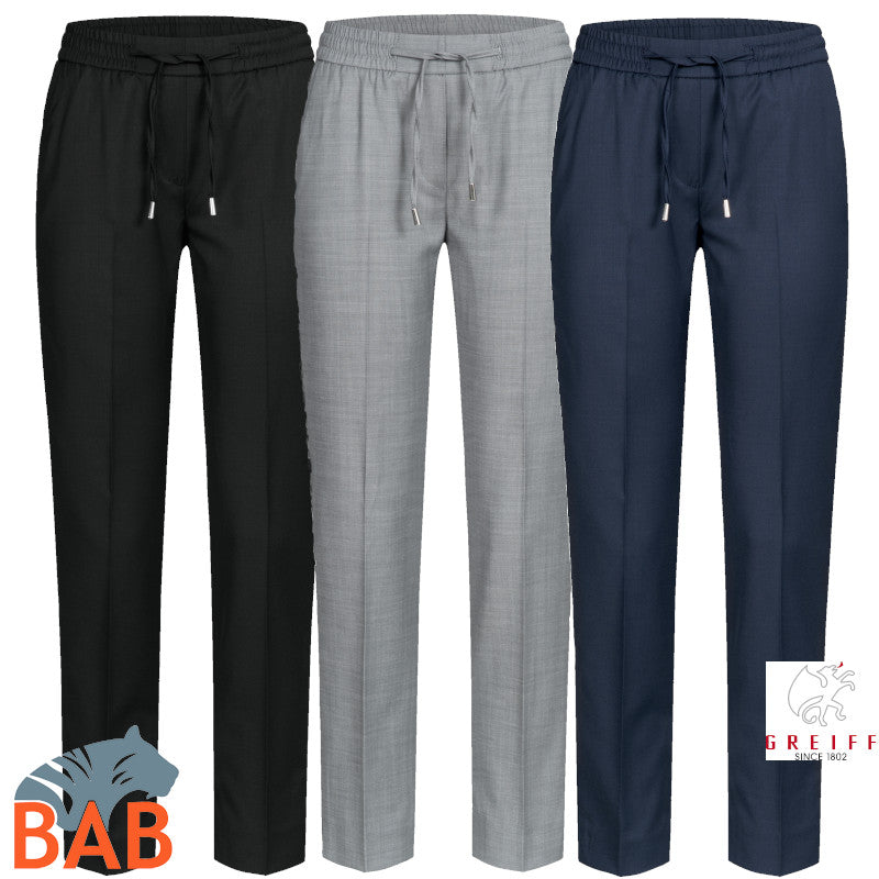 Greiff Modern 1361 Damenhose-Joggpants Regular Fit, Stretch