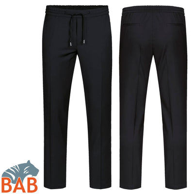 Greiff Modern 1362 Herren-Joggpants Regular Fit Stretch schwarz, hellgrau, dunkelblau