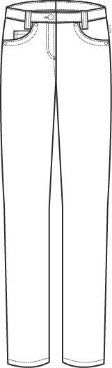 Greiff Care 1372 Five Pocket Damenhose Regular Fit, weiß
