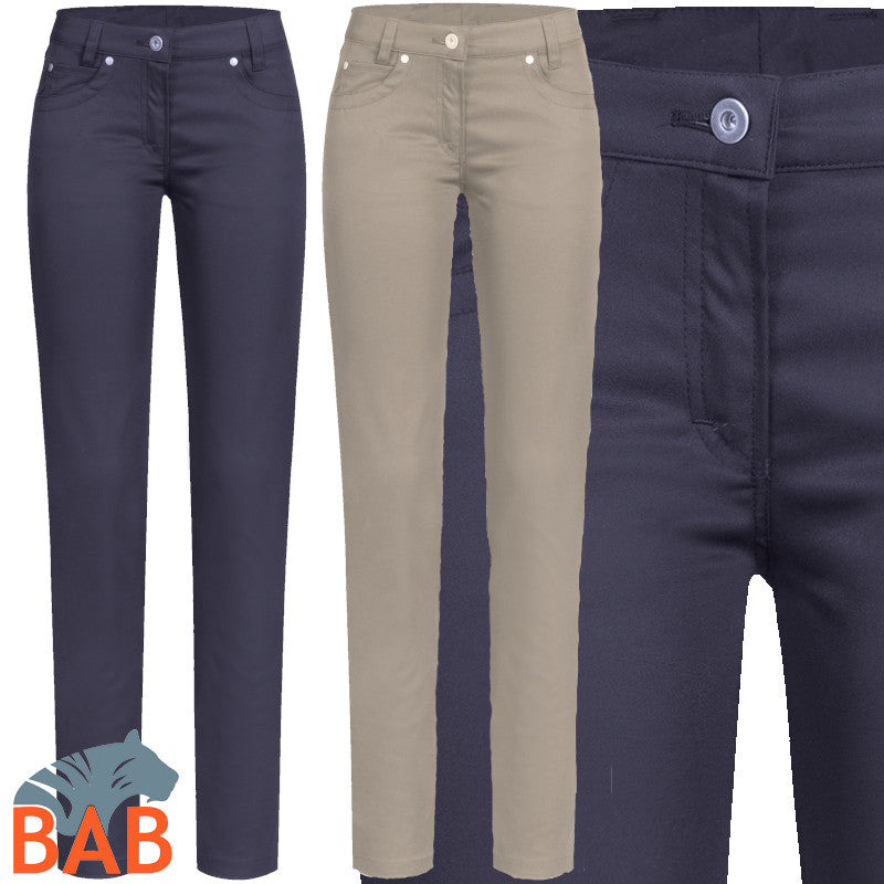 Greiff Casual 1372 Five Pocket Damenhose Regular fit, marine