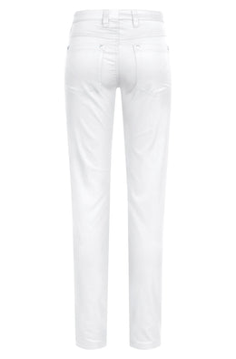 Greiff Care 1372 Five Pocket Damenhose Regular Fit, weiß