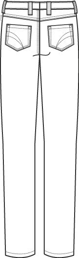 Greiff Care 1372 Five Pocket Damenhose Regular Fit, weiß
