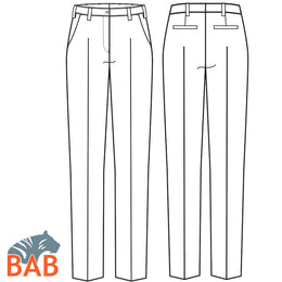 Greiff Modern 1374 Damenhose  Slim Fit, Stretch, pinpoint