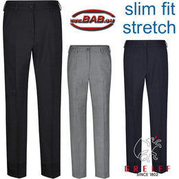 Greiff  Modern 1374  Damenhose  Slim Fit,  schwarz, hellgrau, dunkelblau