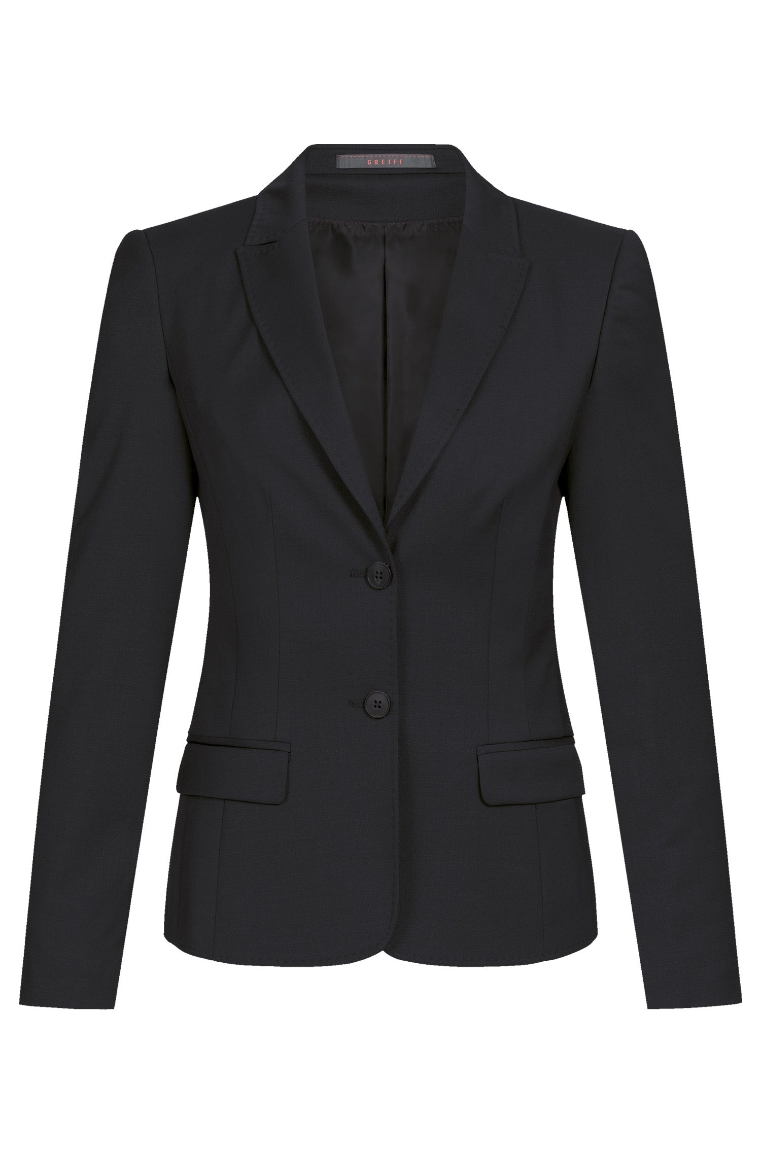 Greiff Modern 1424 Damen Blazer Regular Fit, schwarz, hellgrau, dunkelblau