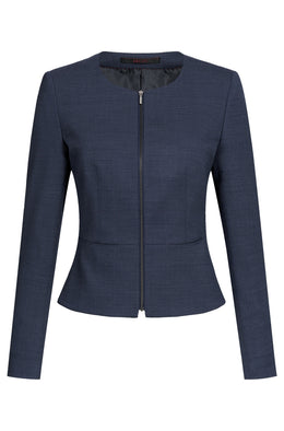 Greiff Modern 1427 Damen Kurzblazer Slim Fit , pinpoint