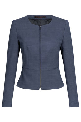 Greiff Modern 1427 Damen Kurzblazer Slim Fit , pinpoint