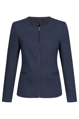 Greiff Modern 1429 Damen Blazer Regular Fit , pinpoint mit Reißverschluss