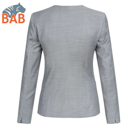 Greiff Modern 1429 Damen Blazer Regular Fit , mit Reißverschluss, schwarz, hellgrau, dunkelblau