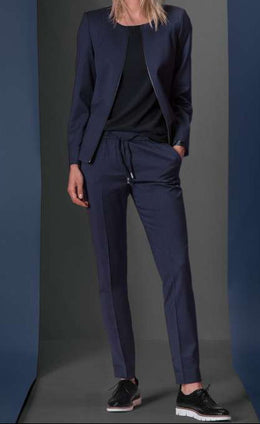 Greiff Modern 1429 Damen Blazer Regular Fit , mit Reißverschluss, schwarz, hellgrau, dunkelblau