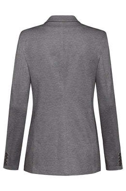 Greiff Casual 1449 Jersey-Damen Blazer, Regular Fit, meliert