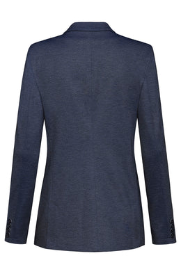 Greiff Casual 1449 Jersey-Damen Blazer, Regular Fit, meliert