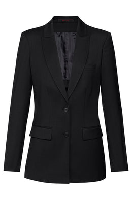 Greiff Modern 1451 Damen Langblazer Regular Fit, schwarz, dunkelblau, hellgrau