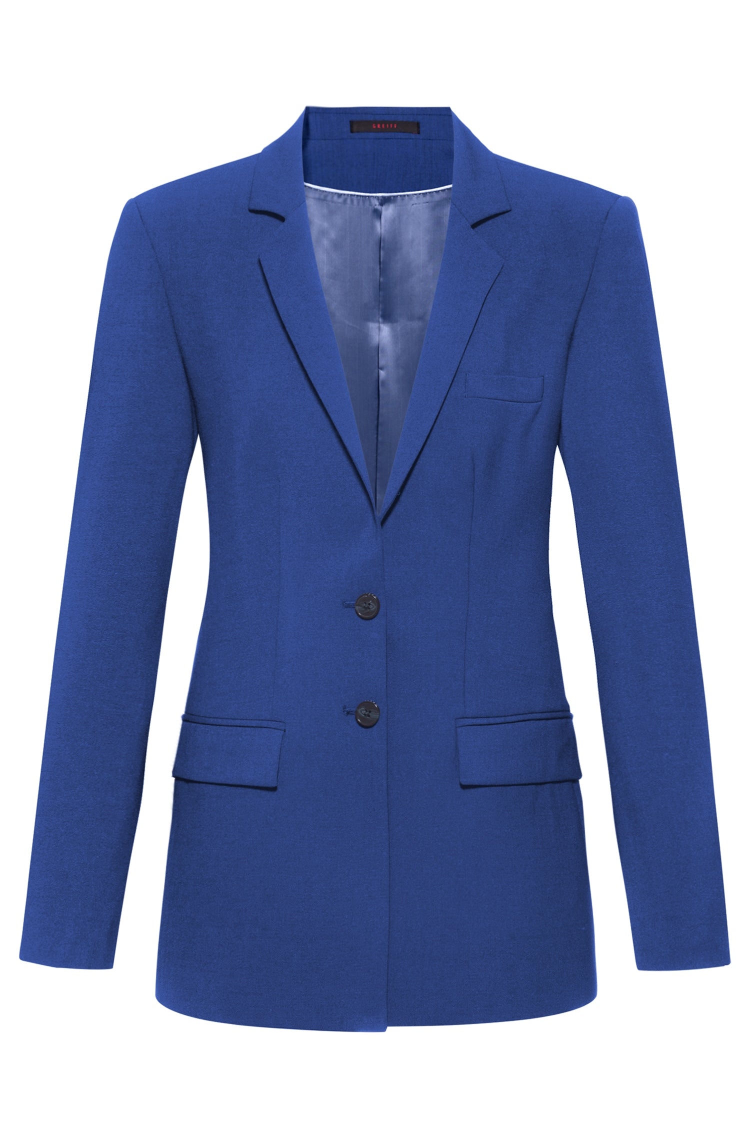 Greiff Premium 1453 Damen-Blazer, Regular Fit, italian blue