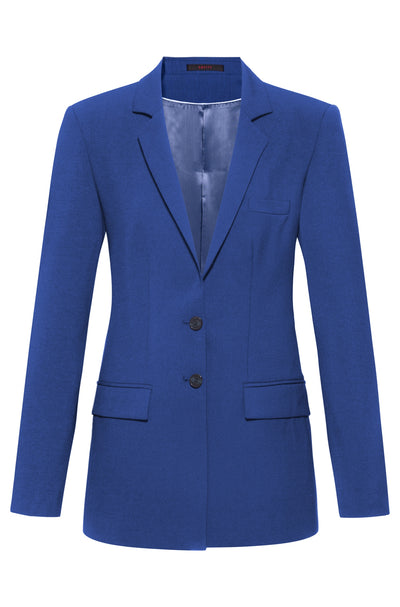 Greiff Premium 1453 Damen-Blazer, Regular Fit, italian blue