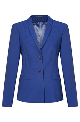 Greiff Premium 1454 Damen-Blazer, Regular Fit, blue
