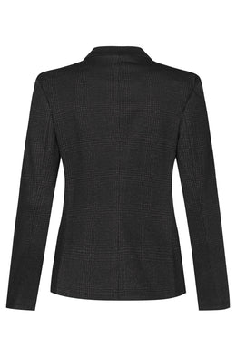 Greiff Casual 1460 Jersey-Damen Kurzblazer, Regular Fit, glencheck