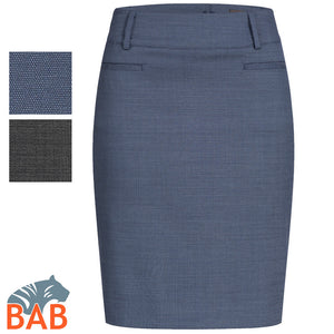 Greiff  Modern 1516 Damen-Stiftrock  Regular Fit. Stretch pinpoint