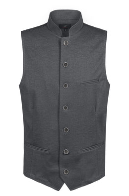Greiff Landhaus 16000 Herren-Jerseyweste, Regular Fit, blau