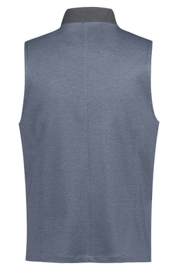 Greiff Landhaus 16000 Herren-Jerseyweste, Regular Fit, blau