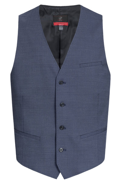 Greiff Modern 1614 Herren Weste Regular Fit, Stretch, pinpoint