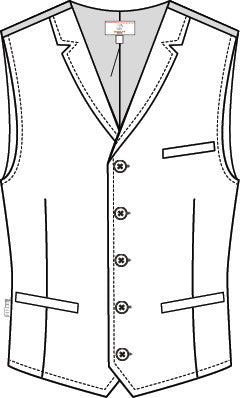 Greiff Service 1617 Herren Weste Regular Fit, glencheck taupe