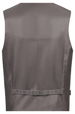 Greiff Service 1617 Herren Weste Regular Fit, glencheck taupe