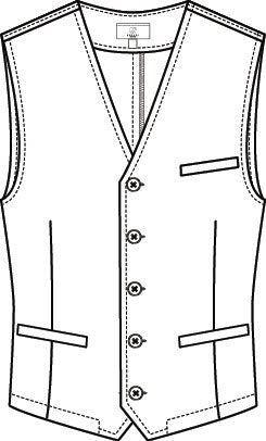 Greiff Casual 1631 Herren Jerseyweste glencheck Regular Fit
