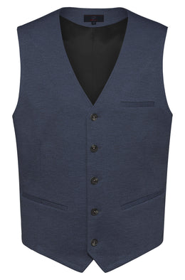 Greiff Casual 1631 Herren Jerseyweste meliert Regular Fit