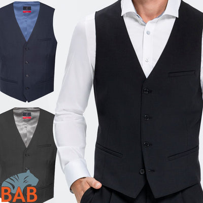 Greiff Premium 1634 Herren Weste Regular Fit, schwarz, marine, anthrazit