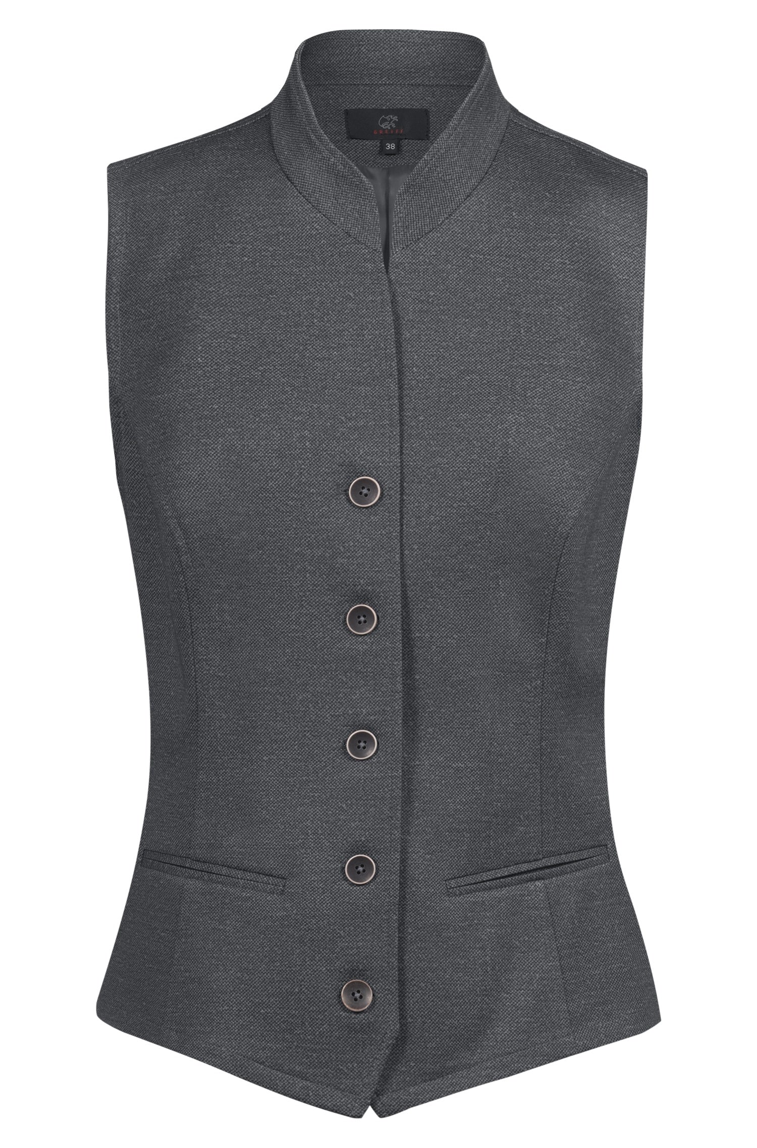 Greiff Landhaus 17000 Damen-Jerseyweste, blau,Regular Fit