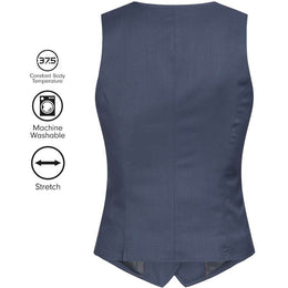 Greiff  MODERN 17141 Damen-Weste in Regular Fit , schwarz, hellgrau, dunkelblau