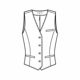Greiff  Modern 17141 Damen Weste, pinpoint