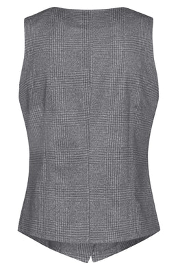 Greiff Casual 1722 Damen-Jerseyweste  glencheck Regular Fit