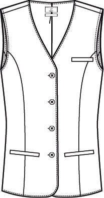 Greiff Basic 1749 Damen-Weste Regular Fit