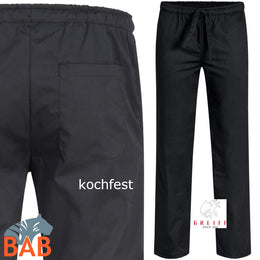 Greiff Cuisine 2100 Schlupfhosen für Sie & Ihn Regular Fit schwarz